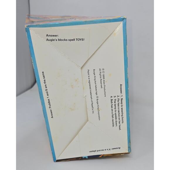 Burger King Alf Puppet Cookin' & Meal Box 1988 Complete 3 Alf Books Color Reads - Picture 12 of 16